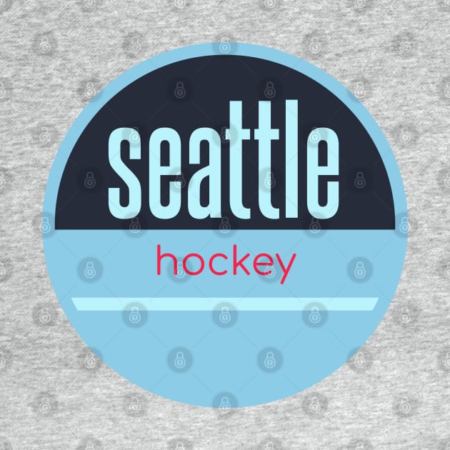 seattle kraken hockey by BVHstudio